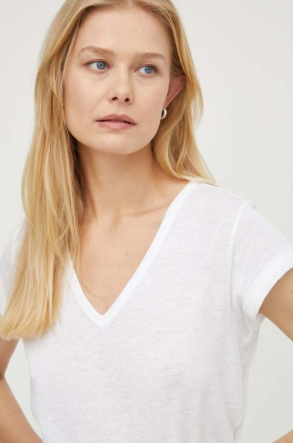 AllSaints Pamučna majica AllSaints Anna za žene, boja: bijela
