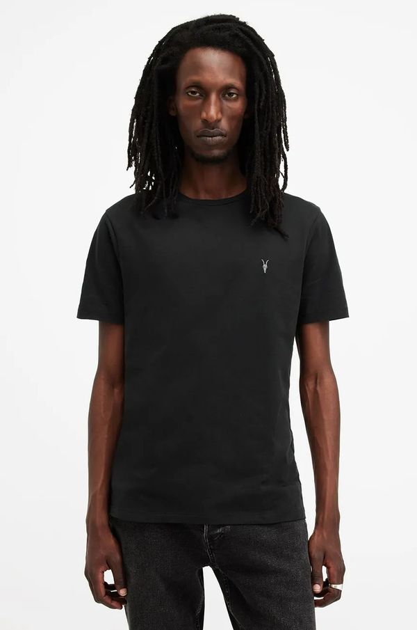 AllSaints Pamučna majica AllSaints BRACE 3-pack za muškarce, bez uzorka, M031JB