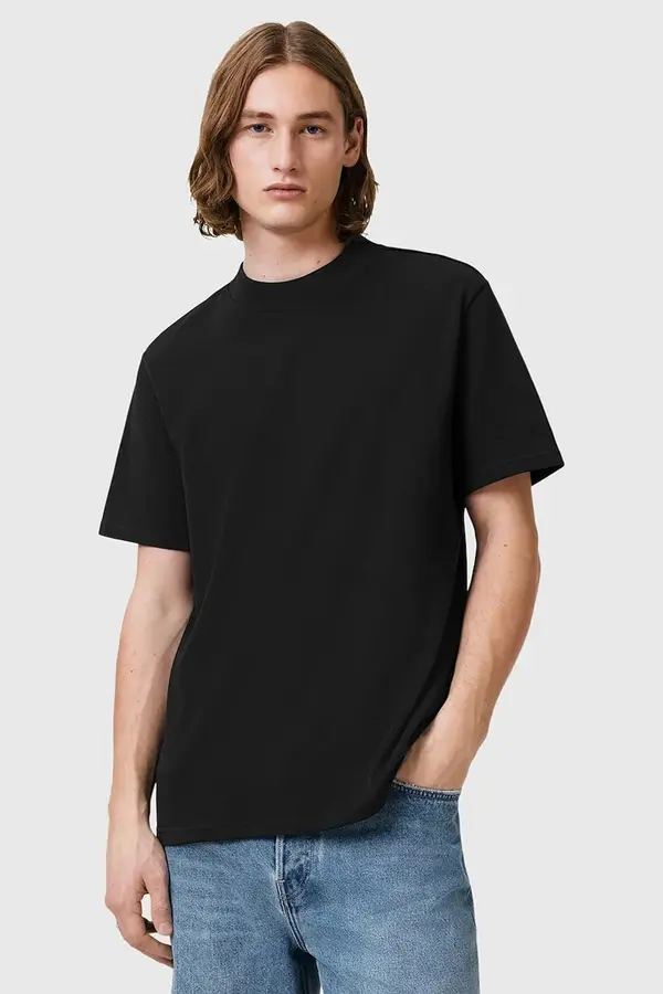 AllSaints Pamučna majica AllSaints NERO