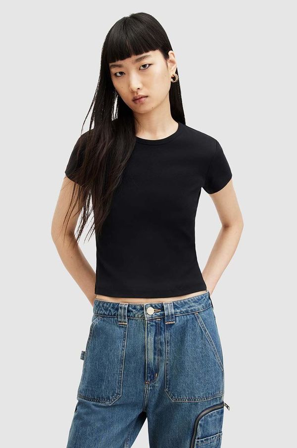 AllSaints Pamučna majica AllSaints STEVIE TEE za žene, boja: bijela, WM526Z