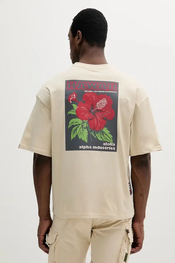 Alpha Industries Pamučna majica Alpha Industries Aloha Flower T BP