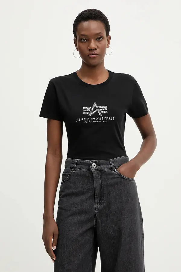 Alpha Industries Pamučna majica Alpha Industries Basic BL Mirror Leo W