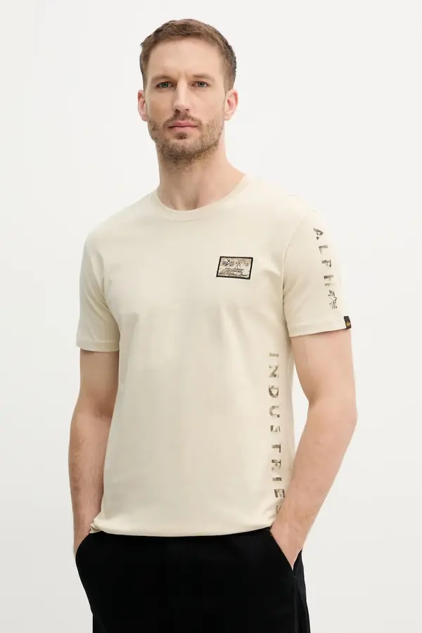 Alpha Industries Pamučna majica Alpha Industries Camo Sleeve T