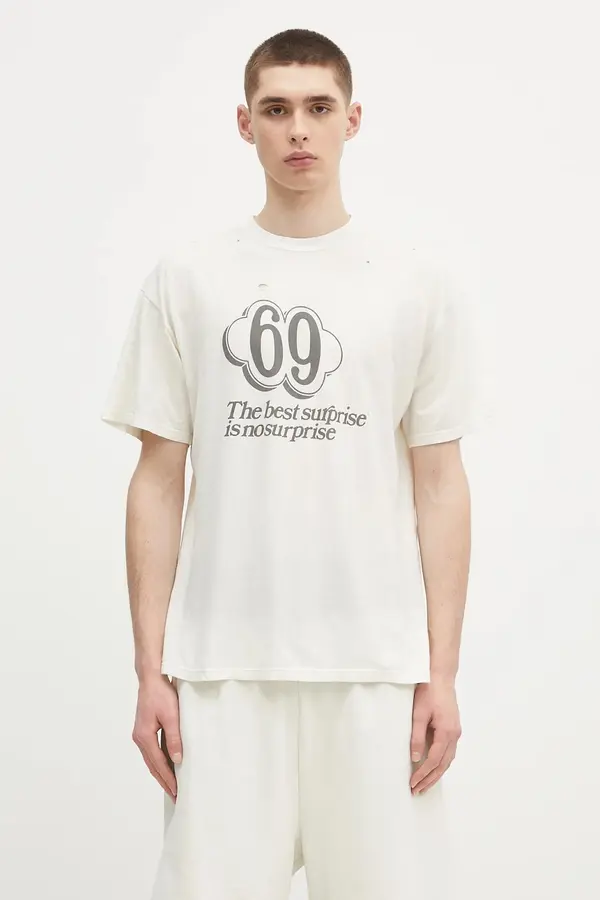Aries Pamučna majica Aries Destroyed 69 SS Tee