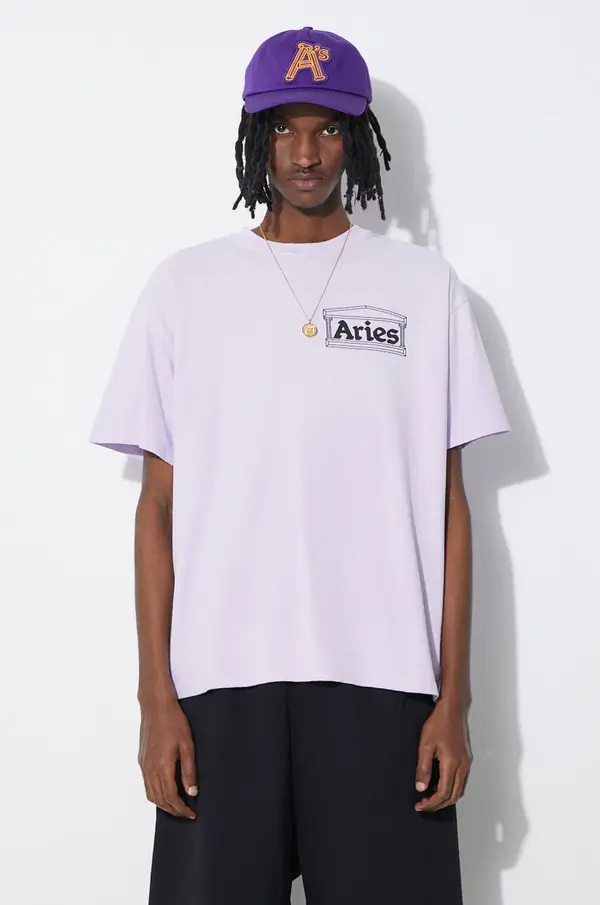 Aries Pamučna majica Aries Sunbleached Temple SS Tee