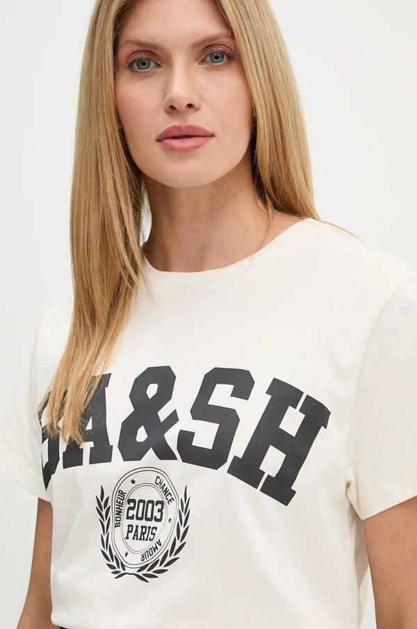 BA&SH Pamučna majica BA&SH za žene, boja: bež, 1H24IONI