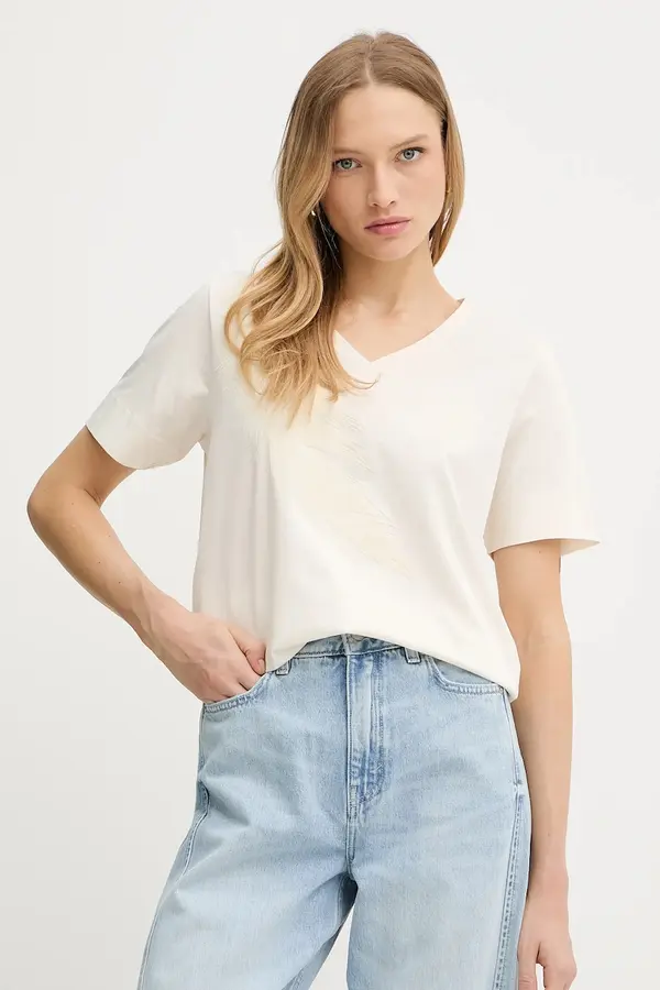 BOSS Pamučna majica BOSS  Elvhi