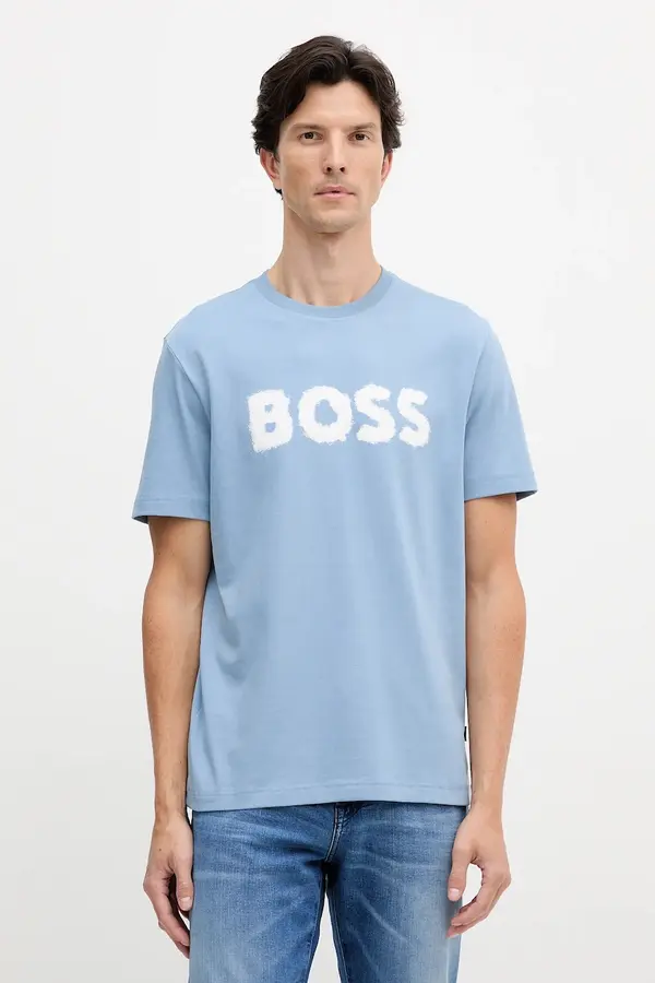 Boss Pamučna majica BOSS Orange  Te_Frozen