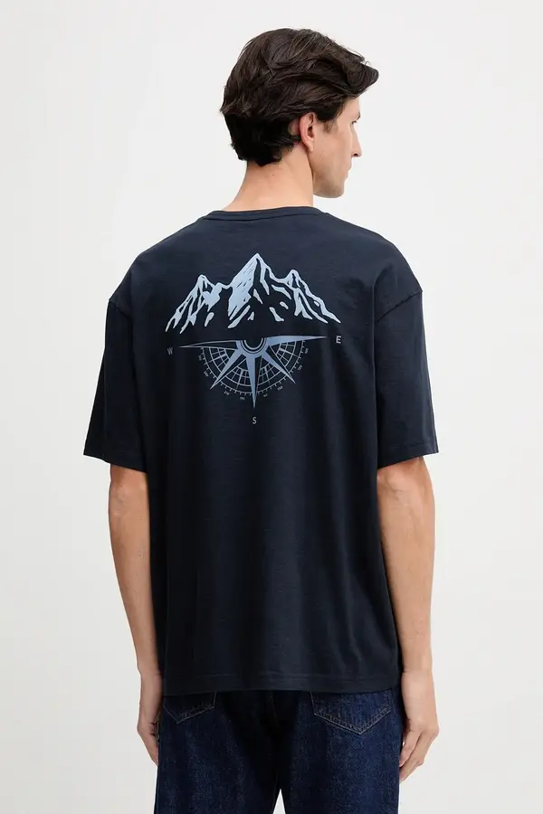 BOSS Orange Pamučna majica BOSS Orange  Te_polar