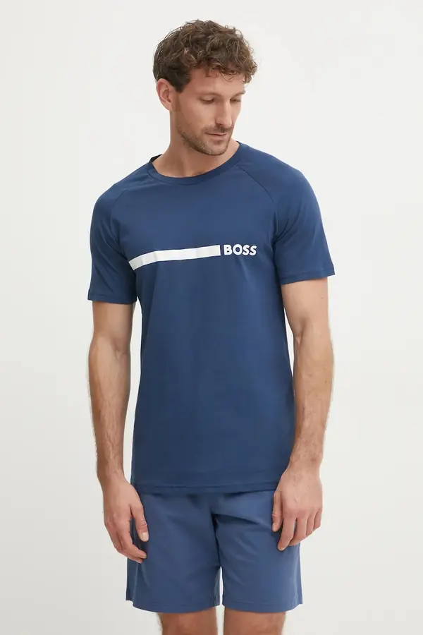 BOSS Pamučna majica BOSS  T-Shirt RN Slim Fit