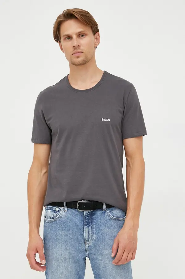 BOSS Pamučna majica BOSS  TShirt RN 3P Classic