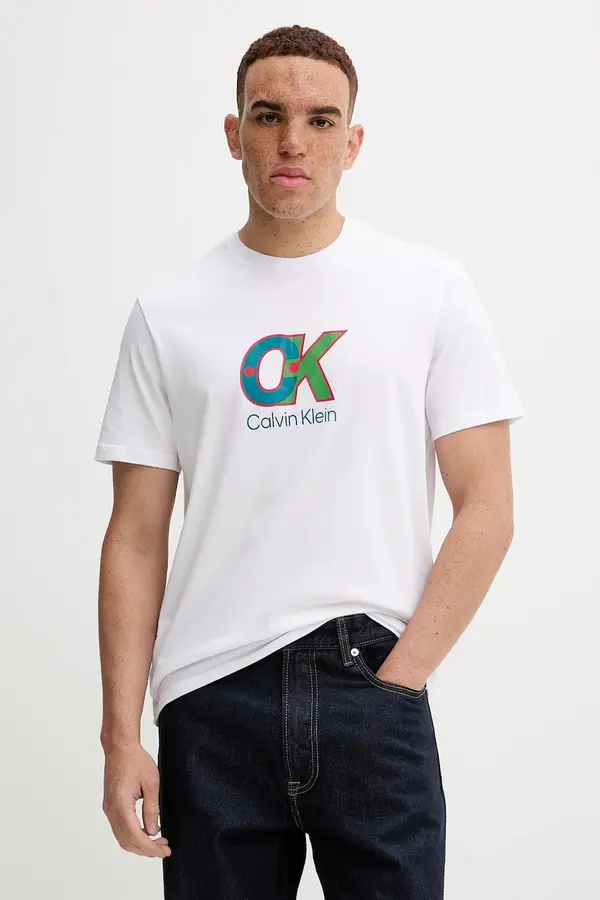 Calvin Klein Pamučna majica Calvin Klein