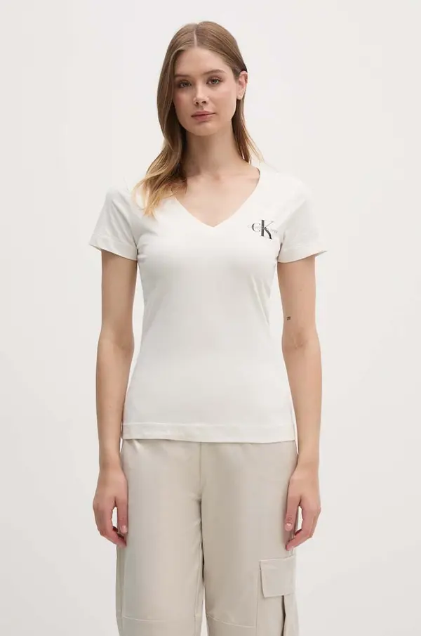 Calvin Klein Jeans Pamučna majica Calvin Klein Jeans 2-pack