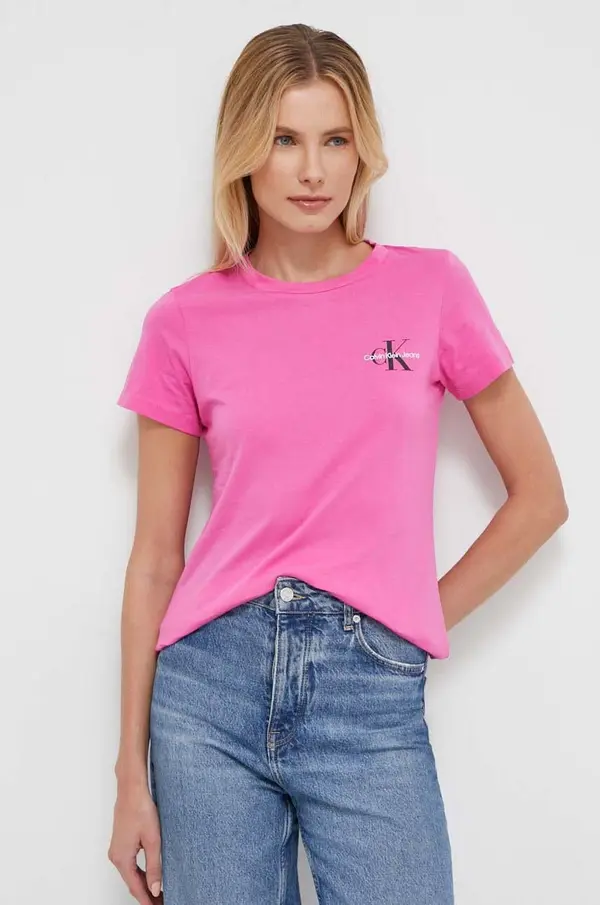 Calvin Klein Jeans Pamučna majica Calvin Klein Jeans 2-pack