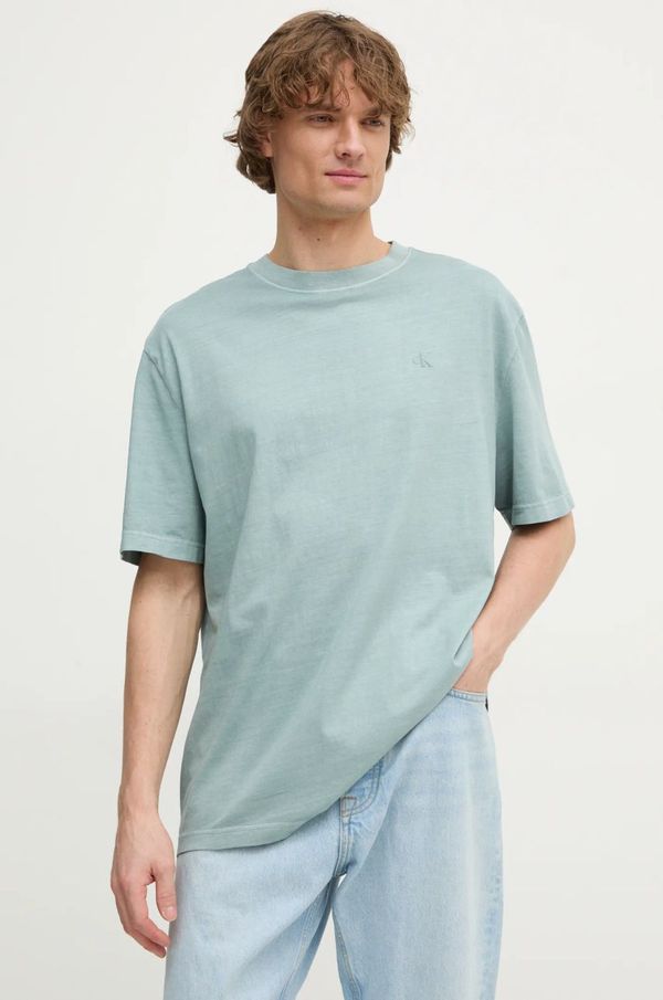 Calvin Klein Jeans Pamučna majica Calvin Klein Jeans za muškarce, bez uzorka, J30J327078