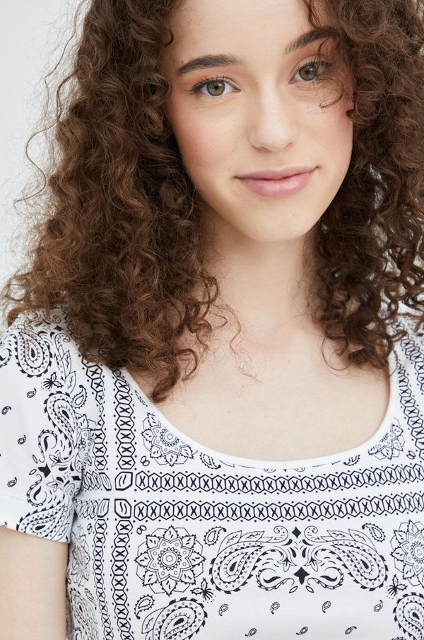 Champion Pamučna majica Champion boja: bijela