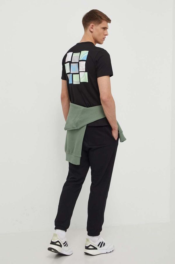 Colmar Pamučna majica Colmar za muškarce, boja: crna, s tiskom