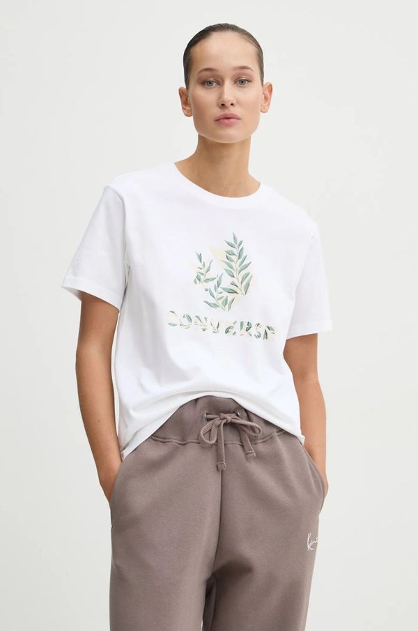 Converse Pamučna majica Converse za žene, boja: bež, 10026755-A01