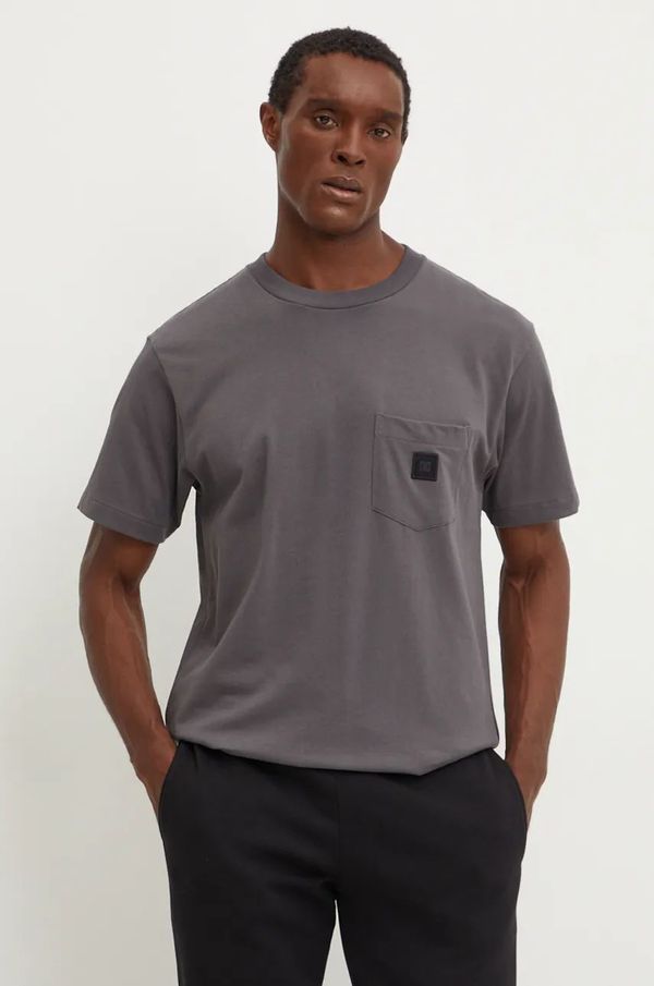 DC Pamučna majica DC DC 1994 za muškarce, boja: siva, bez uzorka, ADYKT03246