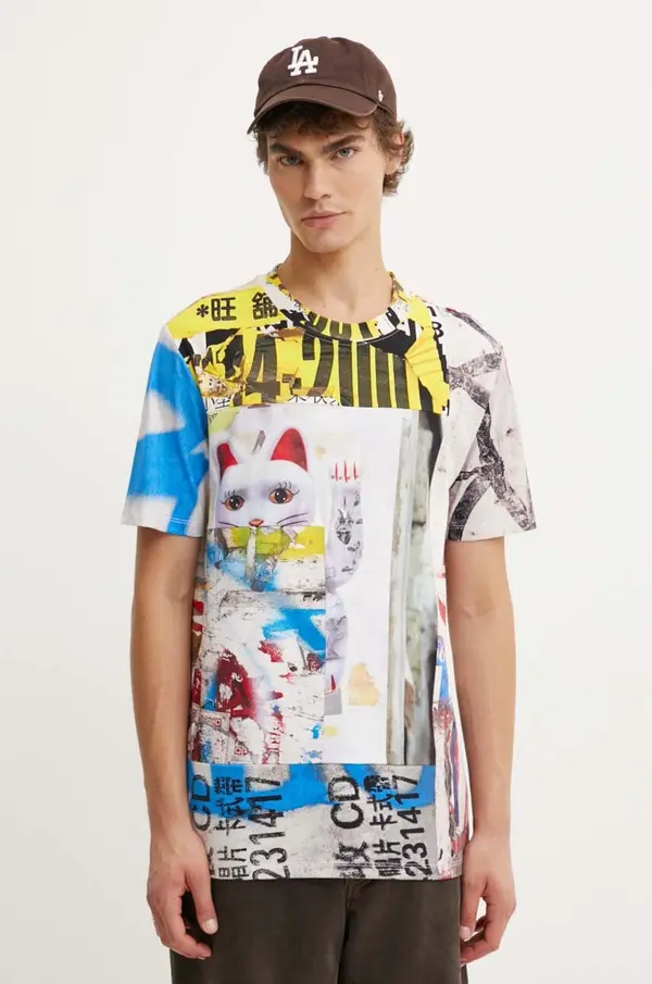 Desigual Pamučna majica Desigual ASAF