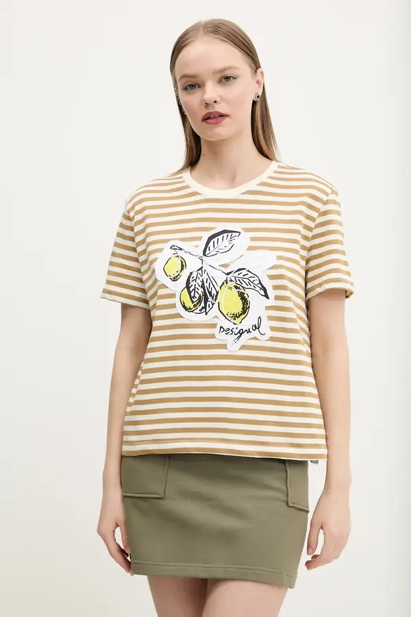 Desigual Pamučna majica Desigual LEMON