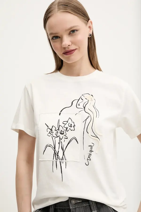Desigual Pamučna majica Desigual PARAGUAY