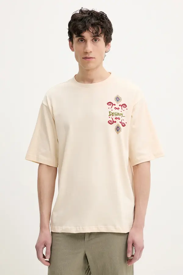 Desigual Pamučna majica Desigual WISCONSIN