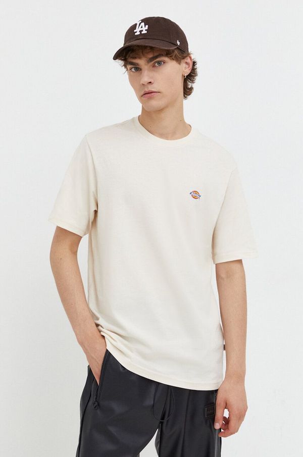 Dickies Pamučna majica Dickies boja: bež, s tiskom