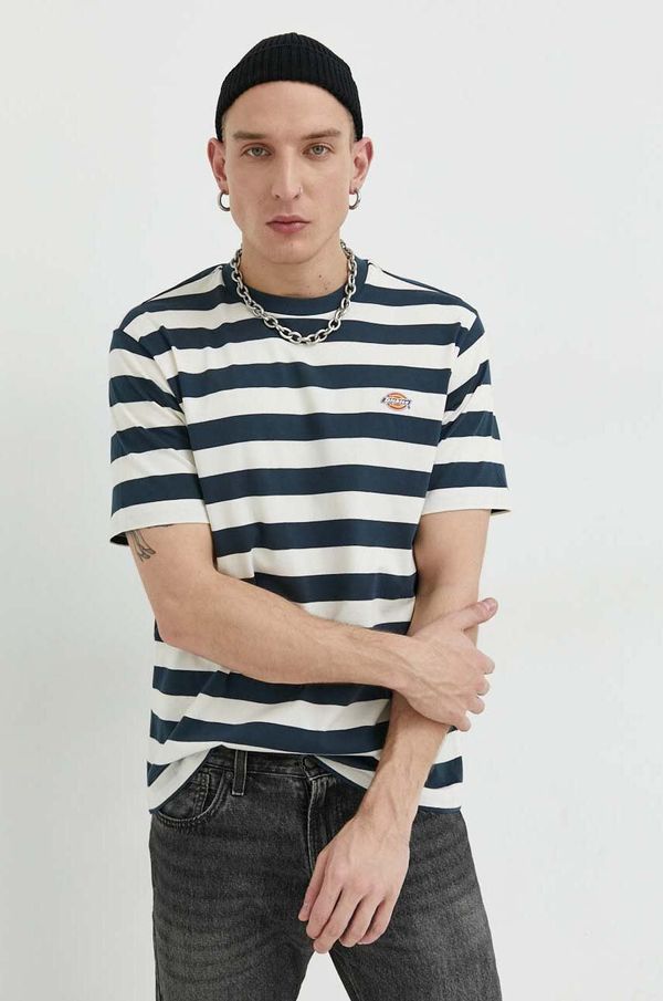 Dickies Pamučna majica Dickies boja: tamno plava, s uzorkom