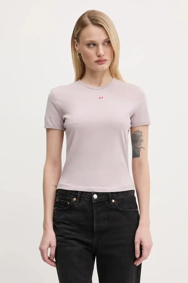 Diesel Pamučna majica Diesel T-UNCUTIE-LONG-D T-SHIRT