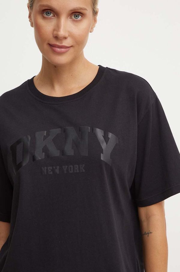 DKNY Pamučna majica Dkny za žene, boja: crna, DP4T9812
