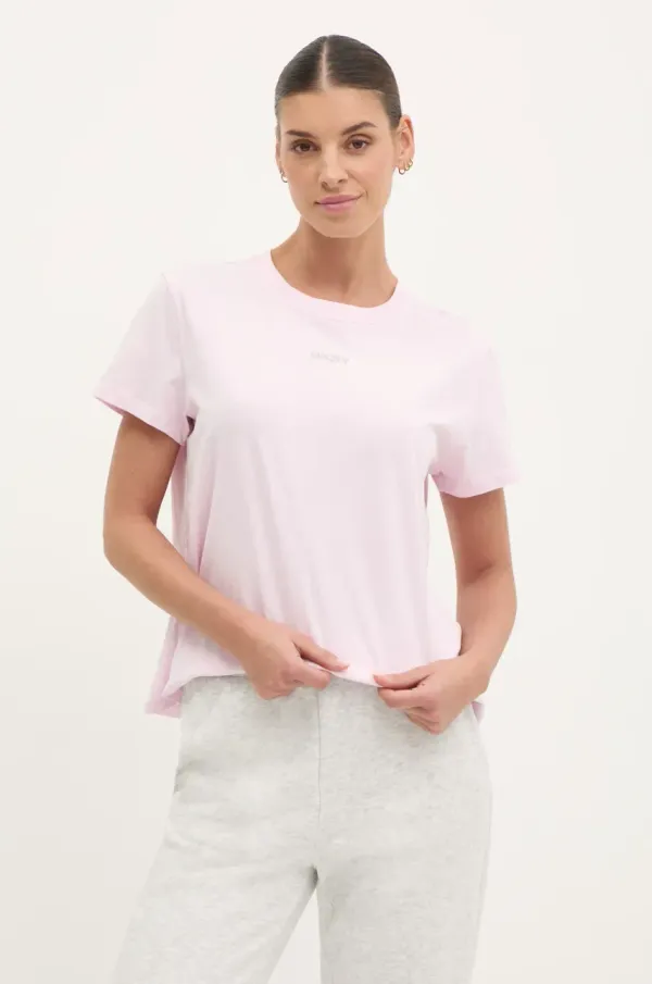 DKNY Pamučna majica Dkny za žene, boja: ružičasta, DP5T9994