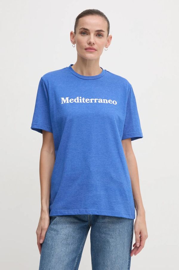 Drivemebikini Pamučna majica Drivemebikini Mediterraneo za žene