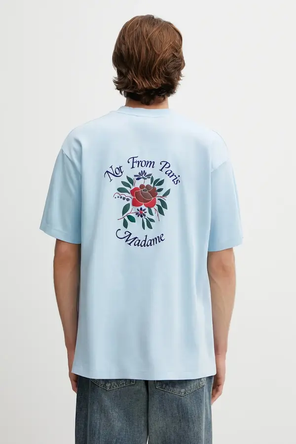 Drôle de Monsieur Pamučna majica Drôle de Monsieur T-Shirt Slogan Rose