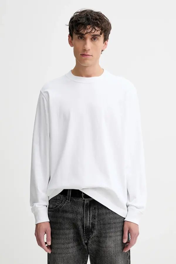 Abercrombie & Fitch Pamučna majica dugih rukava Abercrombie & Fitch