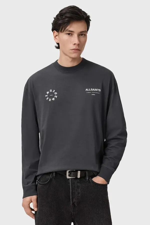 AllSaints Pamučna majica dugih rukava AllSaints