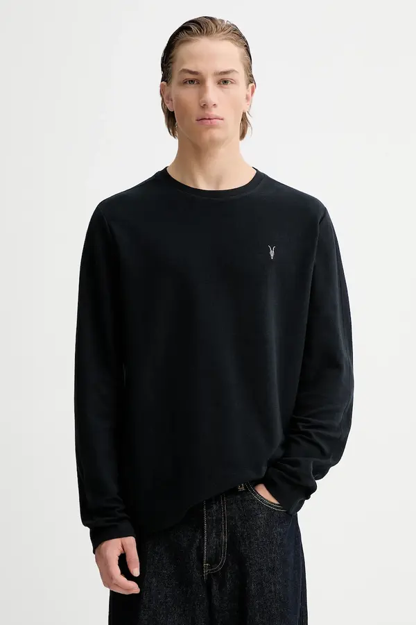 AllSaints Pamučna majica dugih rukava AllSaints ROWE