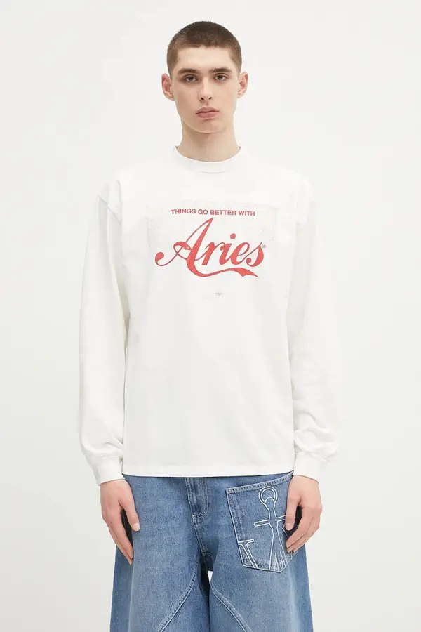 Aries Pamučna majica dugih rukava Aries Faded Cola LS Tee