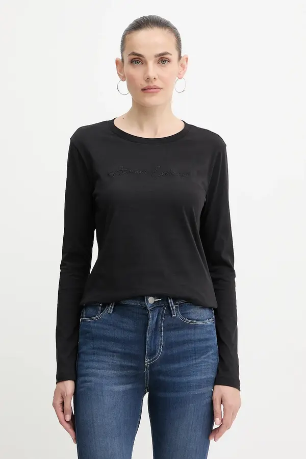 Armani Exchange Pamučna majica dugih rukava Armani Exchange
