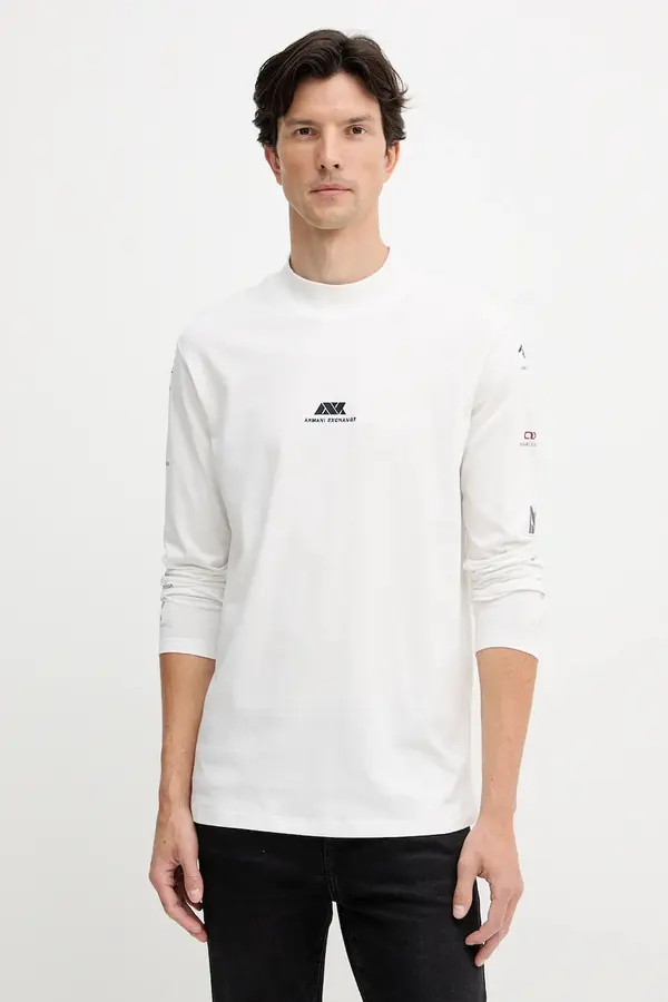 Armani Exchange Pamučna majica dugih rukava Armani Exchange