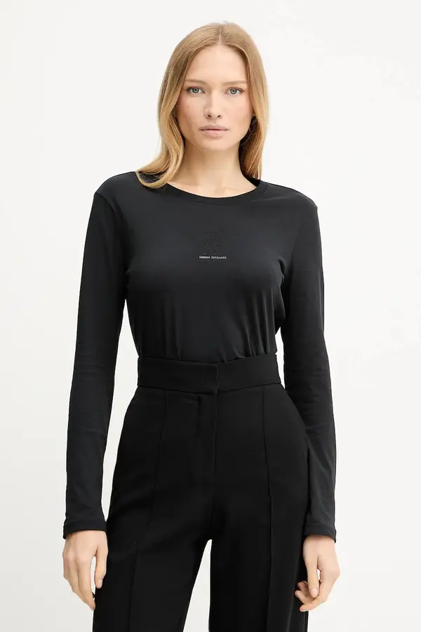 Armani Exchange Pamučna majica dugih rukava Armani Exchange