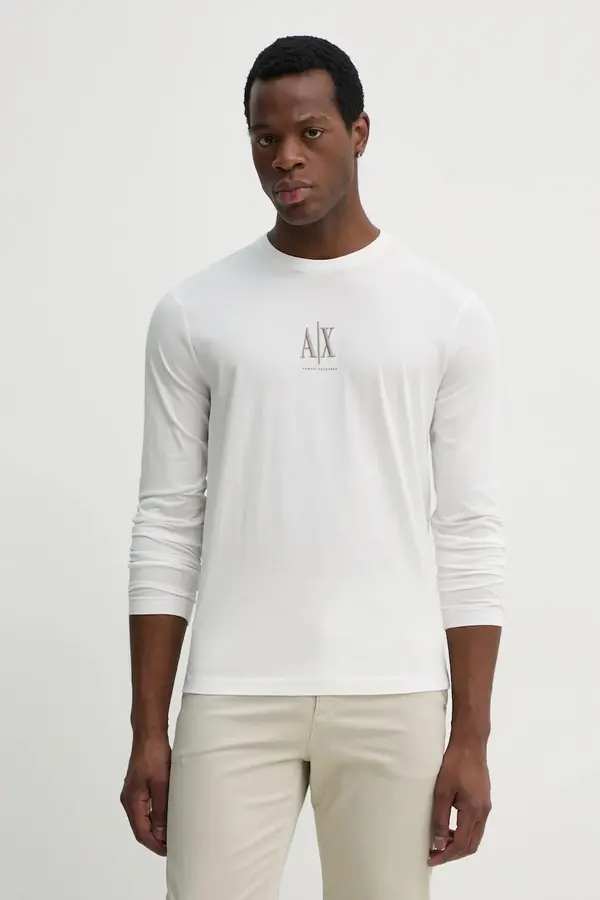 Armani Exchange Pamučna majica dugih rukava Armani Exchange