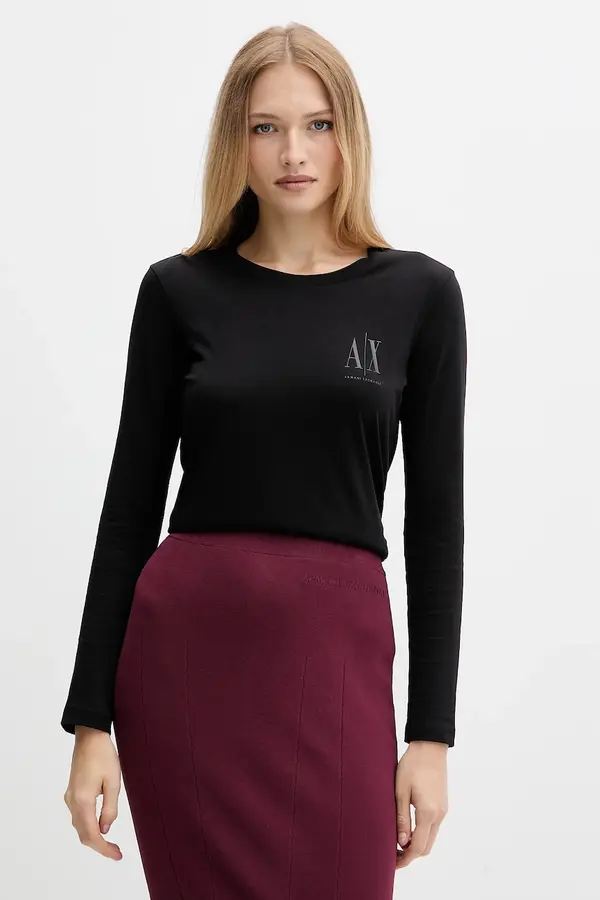 Armani Exchange Pamučna majica dugih rukava Armani Exchange