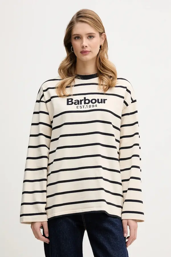 Barbour Pamučna majica dugih rukava Barbour Maeve