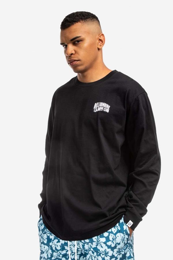 Billionaire Boys Club Pamučna majica dugih rukava Billionaire Boys Club Small Arch Logo L/S Tee boja: bijela, s tiskom, BC007-WHITE