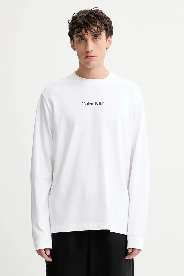 Calvin Klein Pamučna majica dugih rukava Calvin Klein