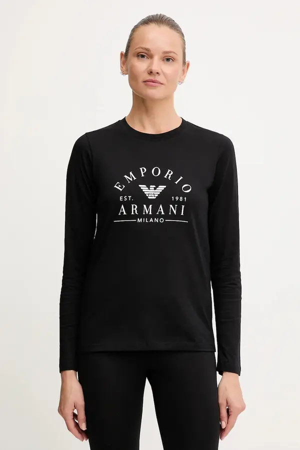 Emporio Armani Underwear Pamučna majica dugih rukava Emporio Armani Underwear