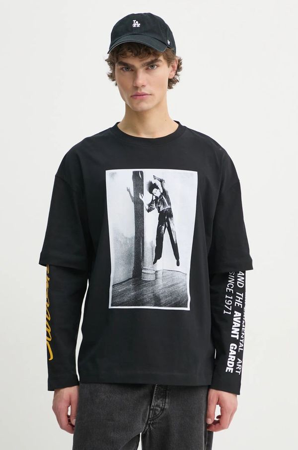 Études Studio Pamučna majica dugih rukava Études Studio boja: crna, s tiskom, H24MCTSH186