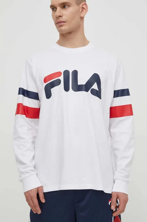 Fila Pamučna majica dugih rukava Fila Luohe