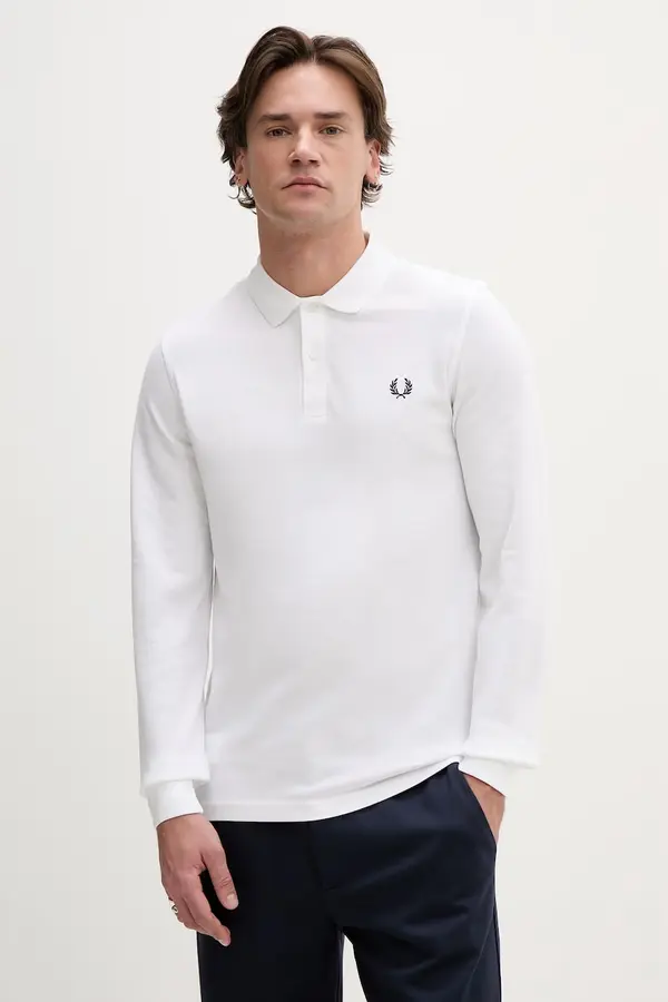 Fred Perry Pamučna majica dugih rukava Fred Perry